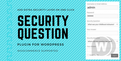 Плагин WP Security Question Pro v3.0.5