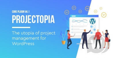 Projectopia v4.3.12 (+addons) - WordPress плагин для управления проектами и командой