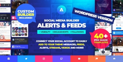 Asgard Social Builder v1.1.5 NULLED - оповещения из социальных сетей и фиды Wordpress