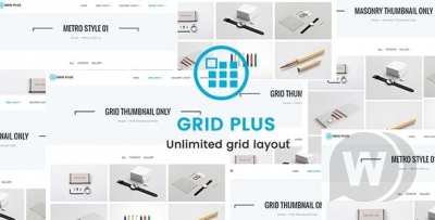 Grid Plus v2.9 - посты сеткой для WordPress