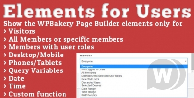 Elements for Users v1.5.4 - аддон для WPBakery Page Builder