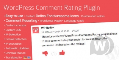 WordPress Comment Rating Plugin v1.6.7 - рейтинг комментариев WordPress