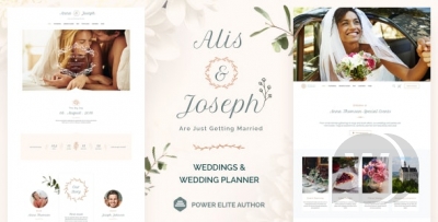 Alis v4 - шаблон свадебного агентства WordPress