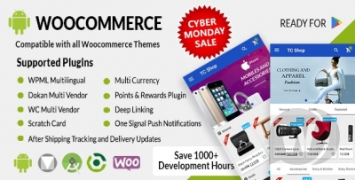 Android Woocommerce v1.9.4 - универсальное Android приложение для Woocommerce