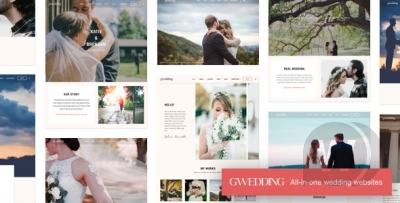 Grand Wedding v2.8 NULLED - свадебный шаблон WordPress