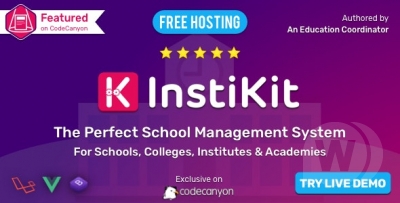 InstiKit School v2.9.0 NULLED - система управления школой