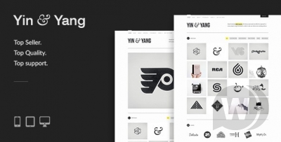 Yin & Yang v3.1.0: чистая и интерактивная тема портфолио WordPress