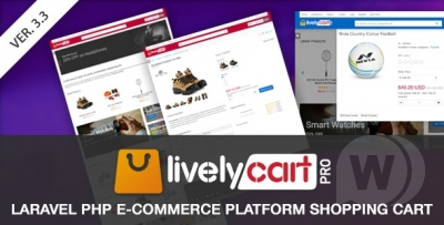 LivelyCart PRO v3.4.0 - платформа электронной коммерции Laravel