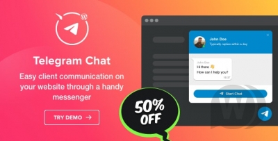 Telegram Chat Plugin for WordPress v1.0.0 - Telegram чат виджет