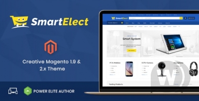 SmartElect v100.1.0 - адаптивная тема Magento 1, 2
