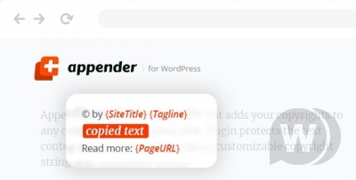 Appender v1.0.1 – защита от копирования WordPress
