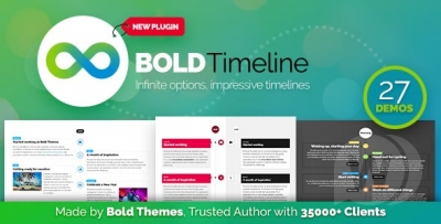 Bold Timeline v1.0.3 - плагин WordPress таймлайна