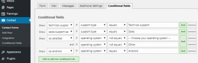 Contact Form 7 Conditional Fields Pro 1.7.8