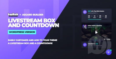 Twitch LiveStream Box and Countdown v1.0.0