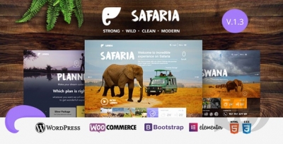 Safaria v1.3 - тема WordPress для зоопарка или сафари