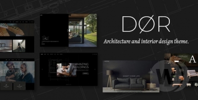 D&#248;r v2.1 NULLED - тема современной архитектуры и дизайна интерьера WordPress