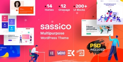 Sassico v3.2 - тема WordPress для стартап-агентства