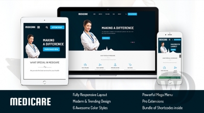 SJ Medicare v3.9.6 - премиальный шаблон Joomla для сайтов медицинских услуг