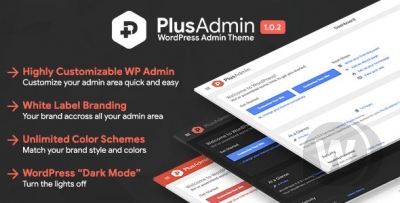 PLUS Admin Theme v1.0.2 - WordPress шаблон админ-панели