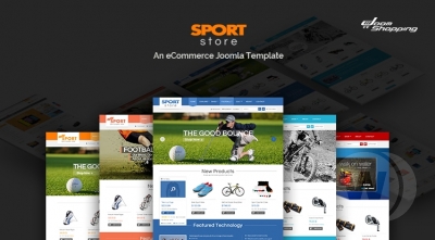 SJ Sport Store v3.9.6 - шаблон спортивного магазина Joomla