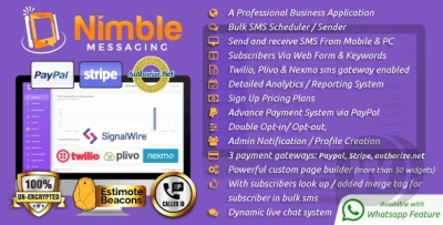 Nimble Messaging v2.5.1 NULLED - скрипт СМС-маркетинга