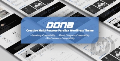DONA v3.0 - креативная многоцелевая тема WordPress