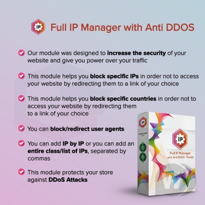Модуль Full IP Manager with Anti DDOS v1.0.4