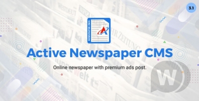 Active Newspaper CMS v3.1 NULLED - CMS новостного портала