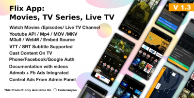 Flix App Movies v3.3 - онлайн фильмы/сериалы на Android