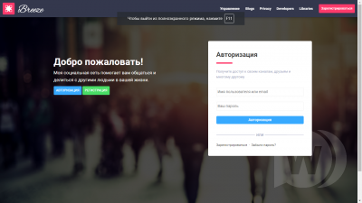 Русский Breeze v8.2.0 - скрипт социальной сети