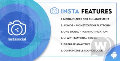 Instasocial 1.0 - приложение для социальных сетей с креативными фильтрами