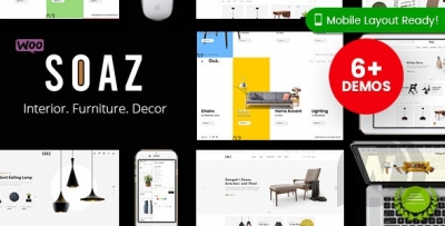Soaz v1.0.7 NULLED - тема для продажи мебели WordPress WooCommerce