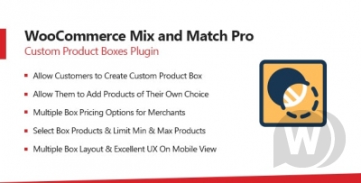 WooCommerce Mix & Match v1.3.4 - пользовательские наборы товаров WordPress