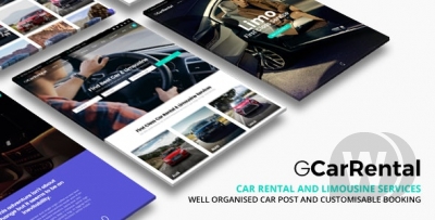 Grand Car Rental v2.7 NULLED | тема аренды автомобиля WordPress