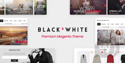Black&White v2.9.7 - адаптивная тема на Magento