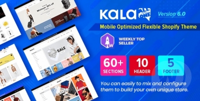 Kala v6.3.8 | Customizable Shopify Theme - Flexible Sections Builder Mobile Optimized
