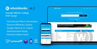 WhoisBooks v1.2 NULLED | скрипт проверки Whois
