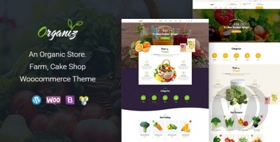 Organiz v2.2 - магазин органических продуктов WooCommerce