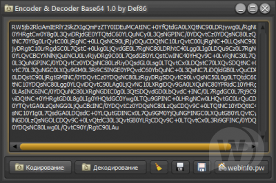 Encoder  Decoder Base64 1.0 by Def86 (Free)