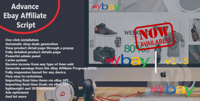 Mybay v1.5 - автоматизированный партнерский скрипт eBay