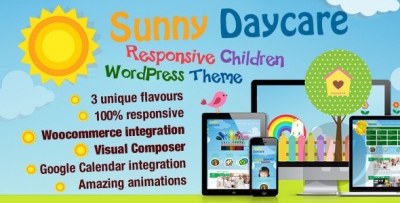 Daycare v3.2 - детская тема WordPress