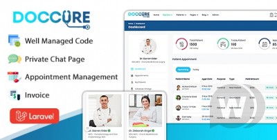 Doccure 1.0 - Doctor Appointment Booking System in Laravel Template