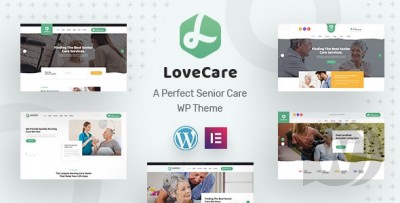 Lovecare 1.0 - уход за пожилыми людьми WordPress тема