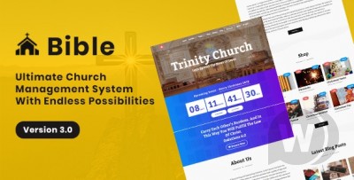 Bible v3.1 NULLED - система управления церковью с магазином, пожертвованиями