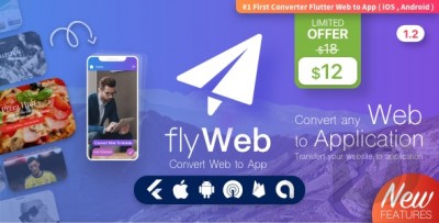 FlyWeb v2.0.1 - «конвертируйте» сайт в приложение на Android и iOS