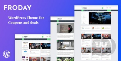 Froday 2.6.0 – шаблон сайта купонов WordPress