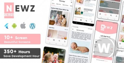 Newz 1.0.0 - новостное Flutter приложение для Wordpress