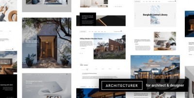 Architecturer v3.2 NULLED - WordPress тема для дизайнера интерьера
