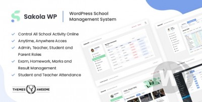 SakolaWP v1.0.0 - система управления школой WordPress