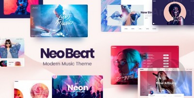 NeoBeat v1.2 NULLED - музыкальная тема WordPress